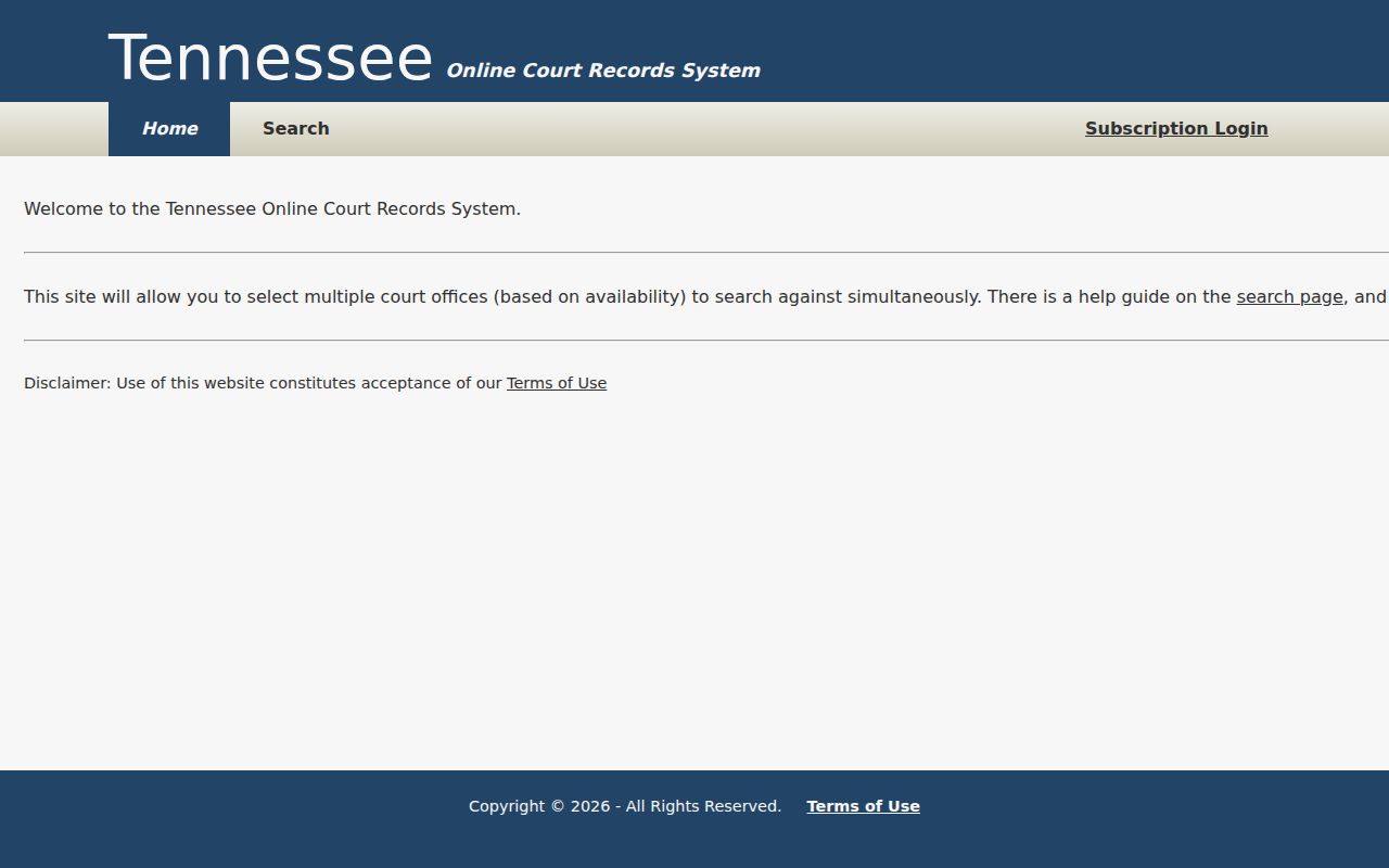 TNCRTINFO multi-county office search